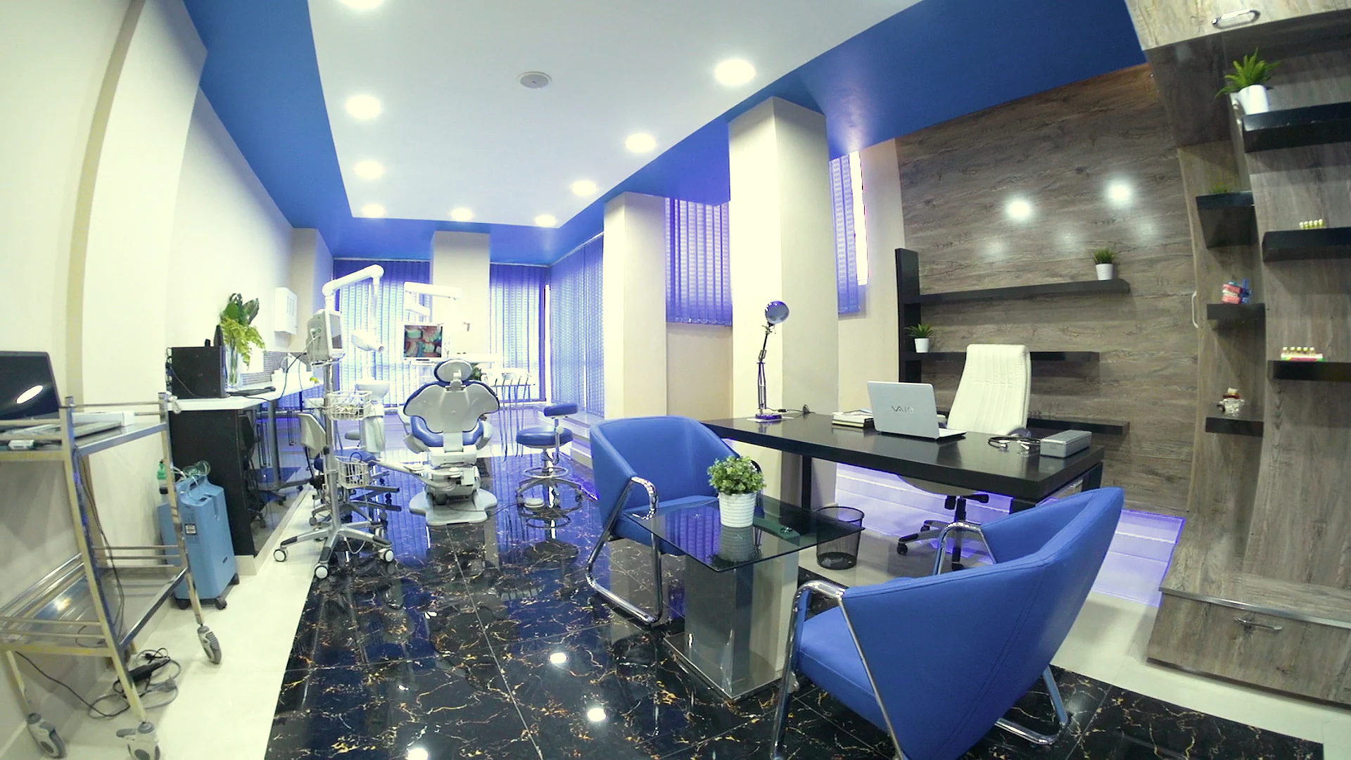 Consultation office and treatment area at City Smile Dental Clinic